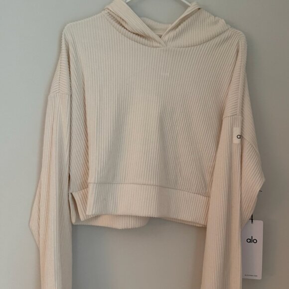 Alo Muse Hoodie Ivory Medium - Picture 3 of 3